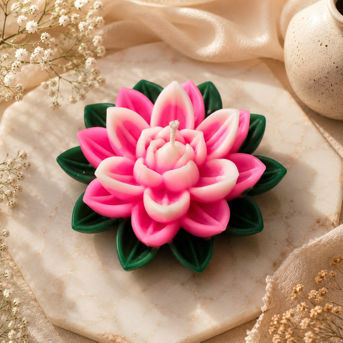 Lotus Candle