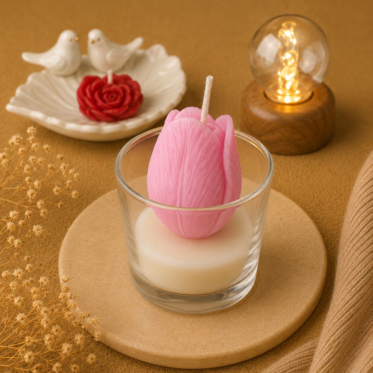 Tulip Jar Candle