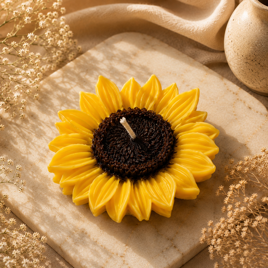 Sunflower Candle