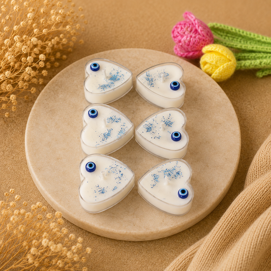 Heart Tea Light Nazar Candle