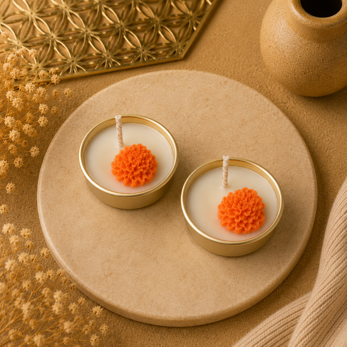 Tea Light Urli Candle