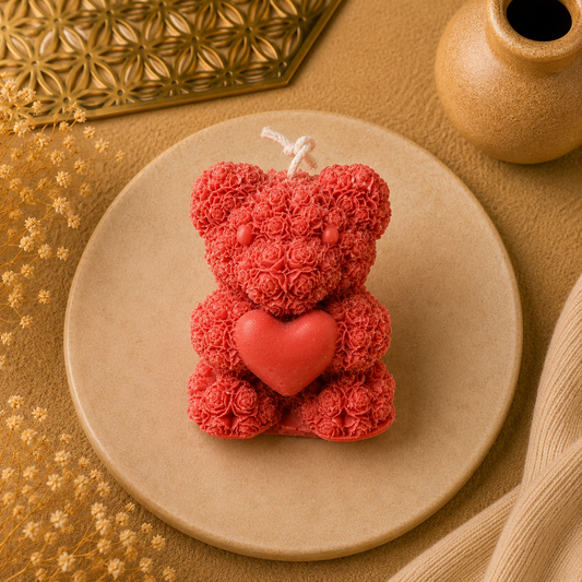 Teddy Bear Candle