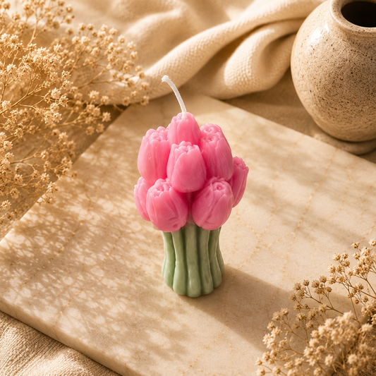 Tulip Bouquet Candle