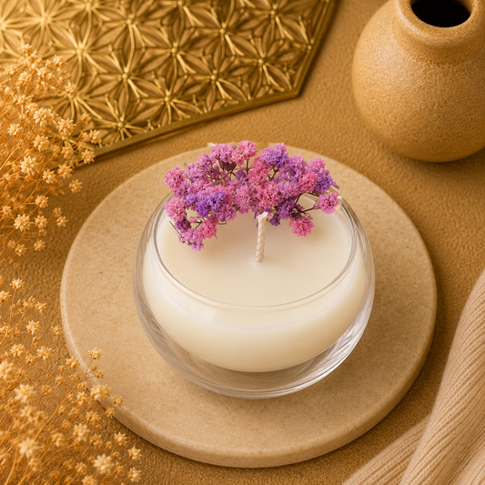 Double Walled Glass Candle