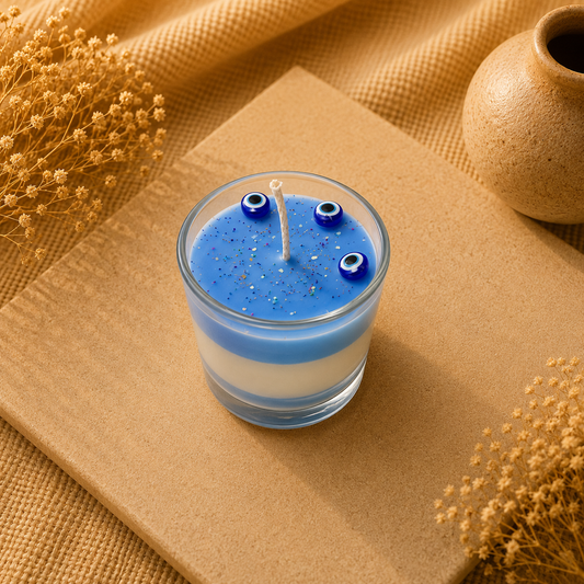 Nazar Glass Candle