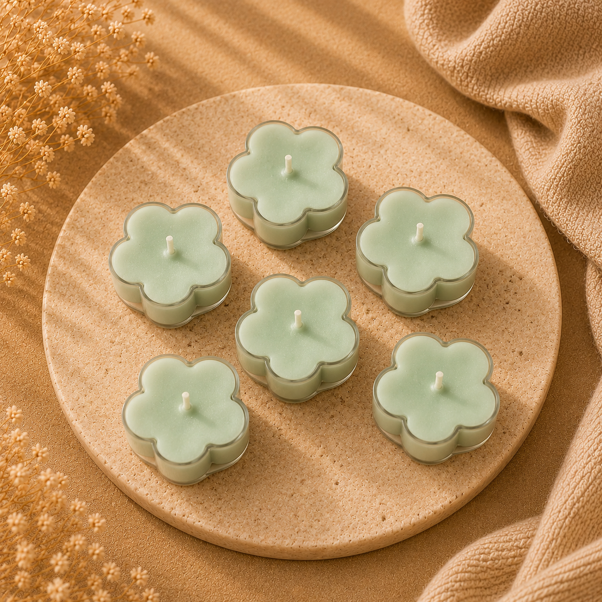 Pastel Tea Light Candle