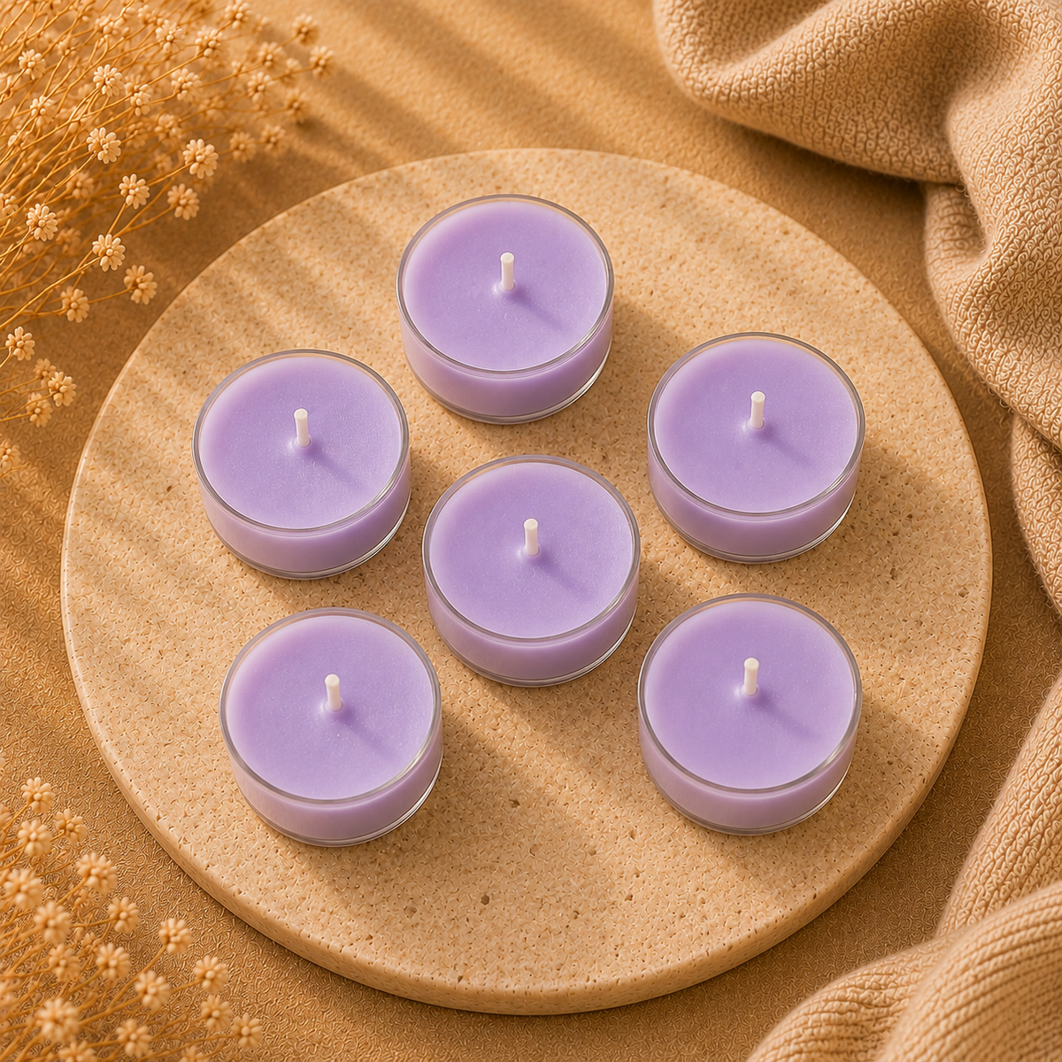 Pastel Tea Light Candle