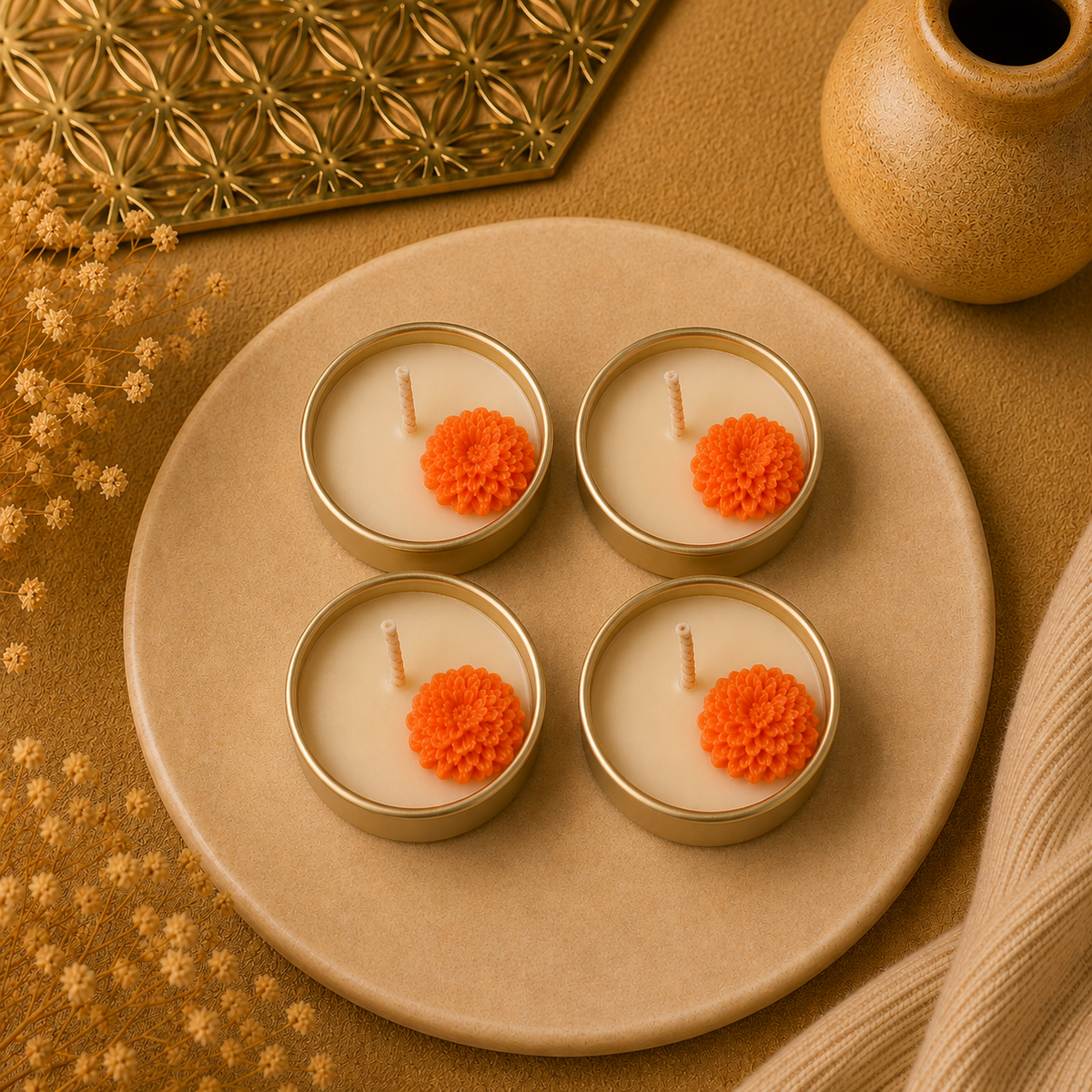 Tea Light Urli Candle