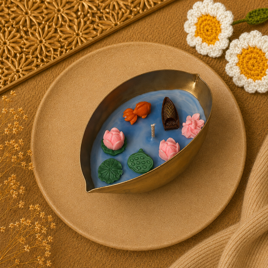 Boat Urli Candle