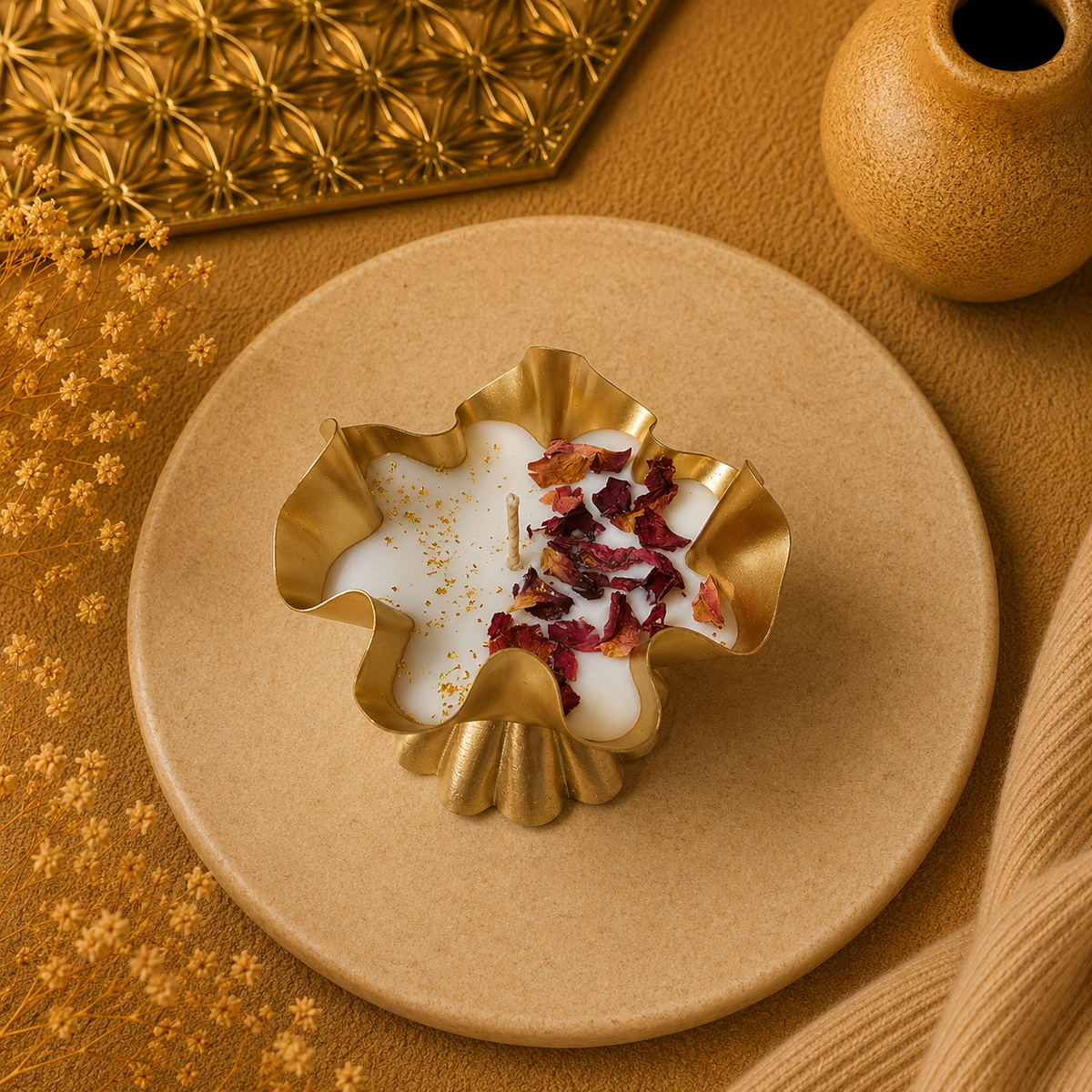 Diya Urli Candle