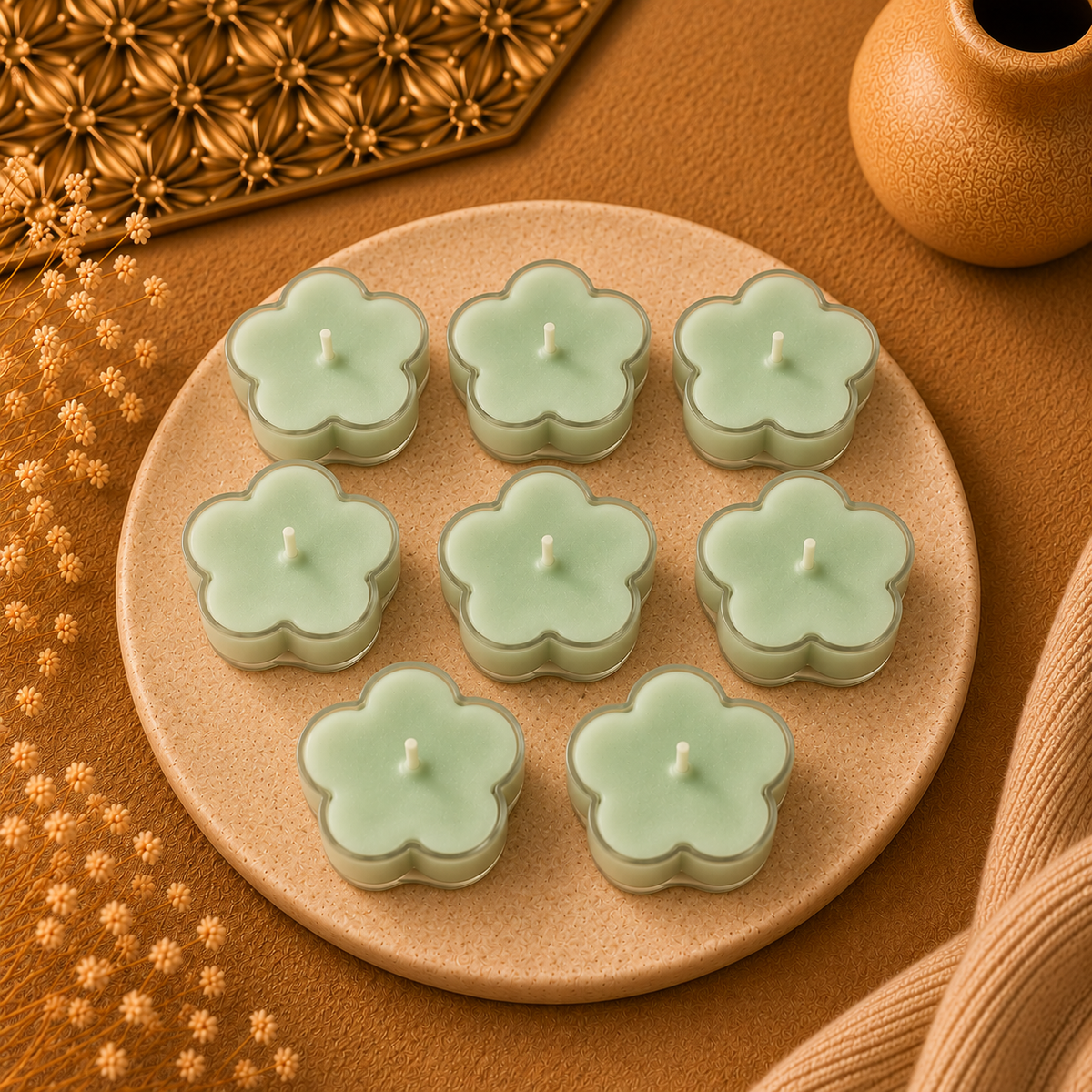 Pastel Tea Light Candle