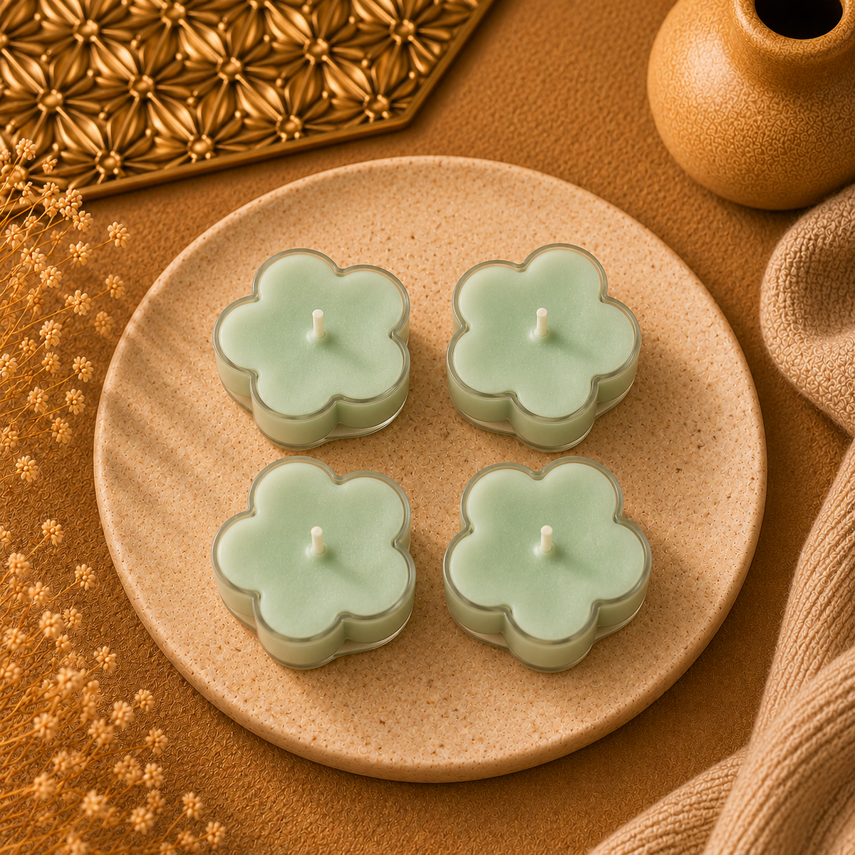 Pastel Tea Light Candle