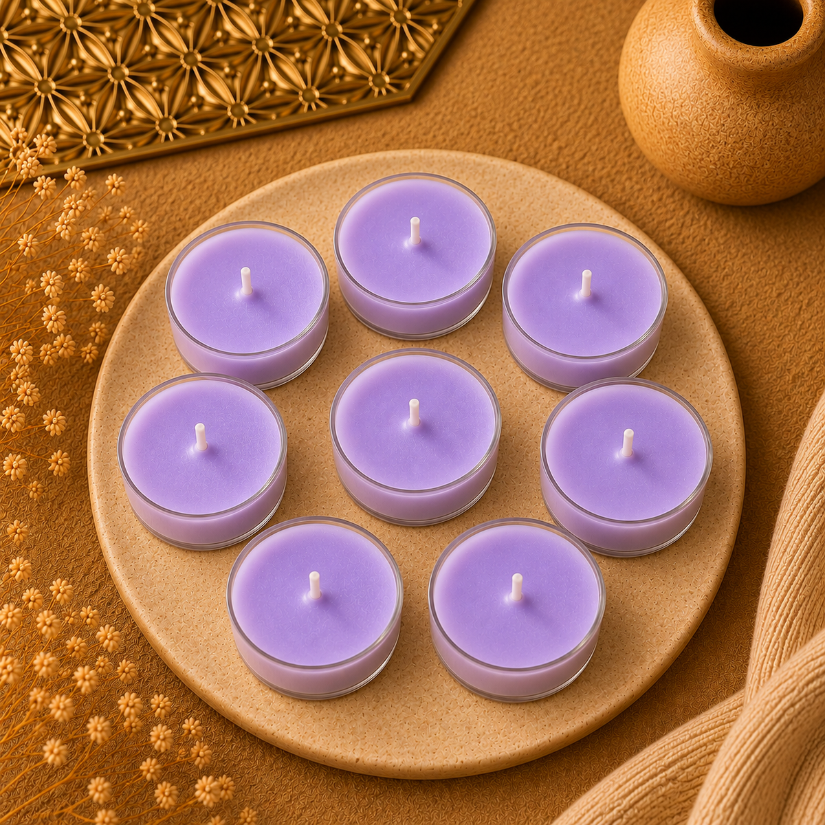 Pastel Tea Light Candle