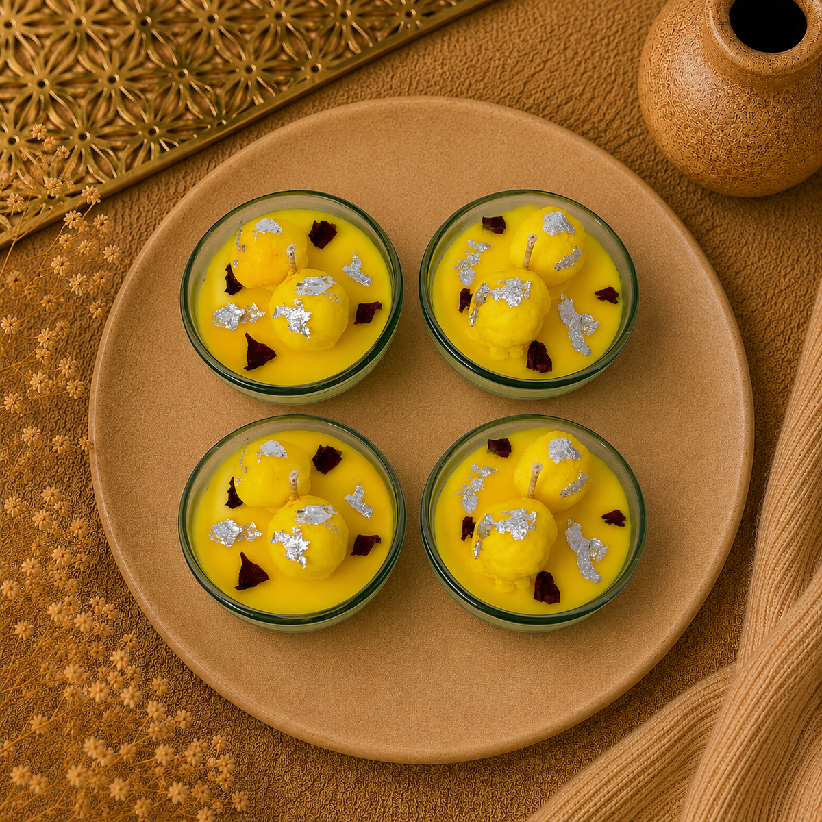 Rasmalai Candle