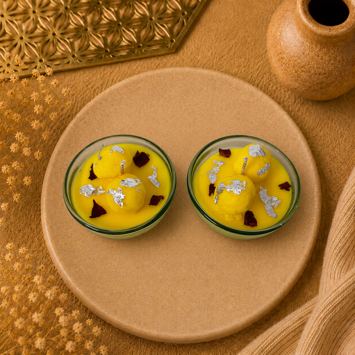 Rasmalai Candle